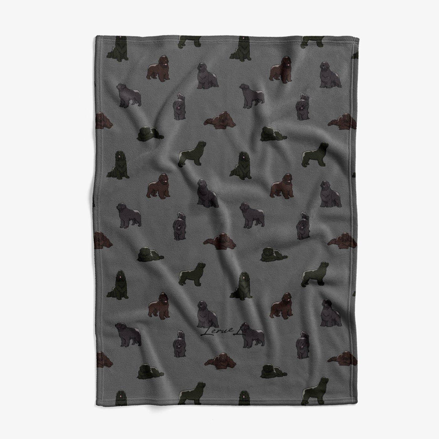 Newfoundland Dog - Comfy Fleece Blanket