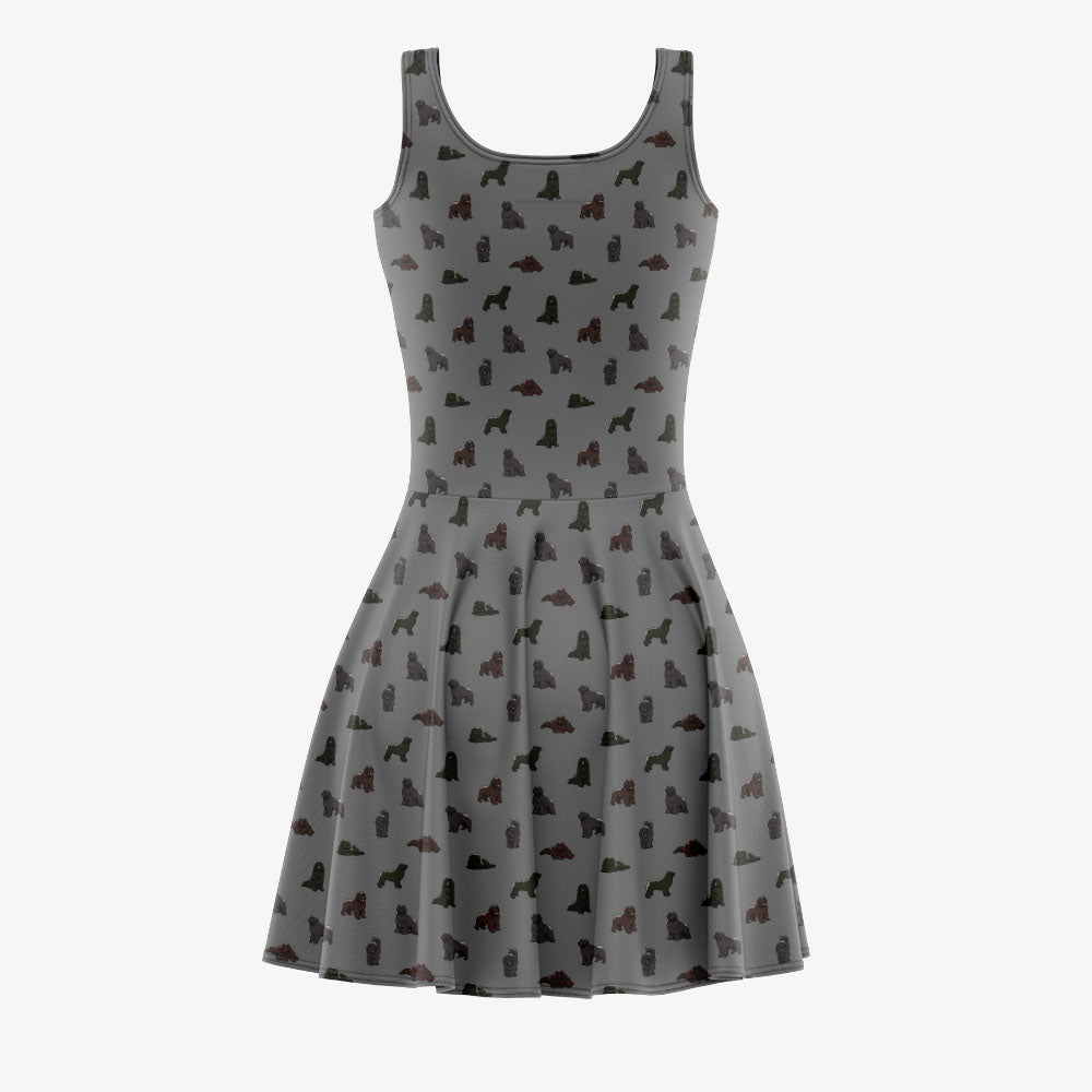 Newfoundland Dog - Skater Dress