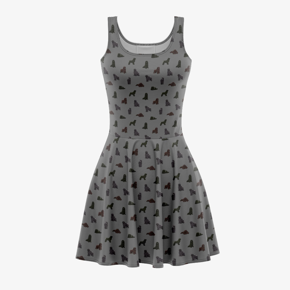 Newfoundland Dog - Skater Dress
