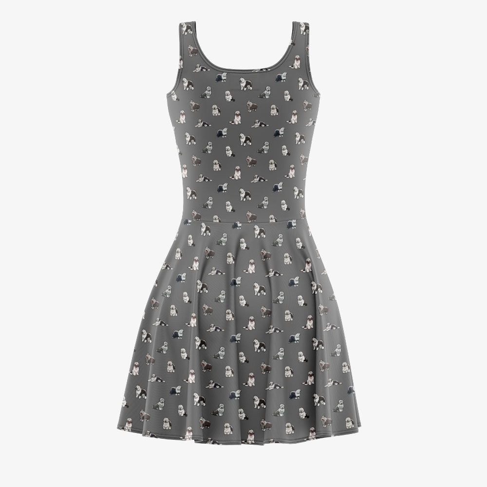 Old English Sheepdog - Skater Dress