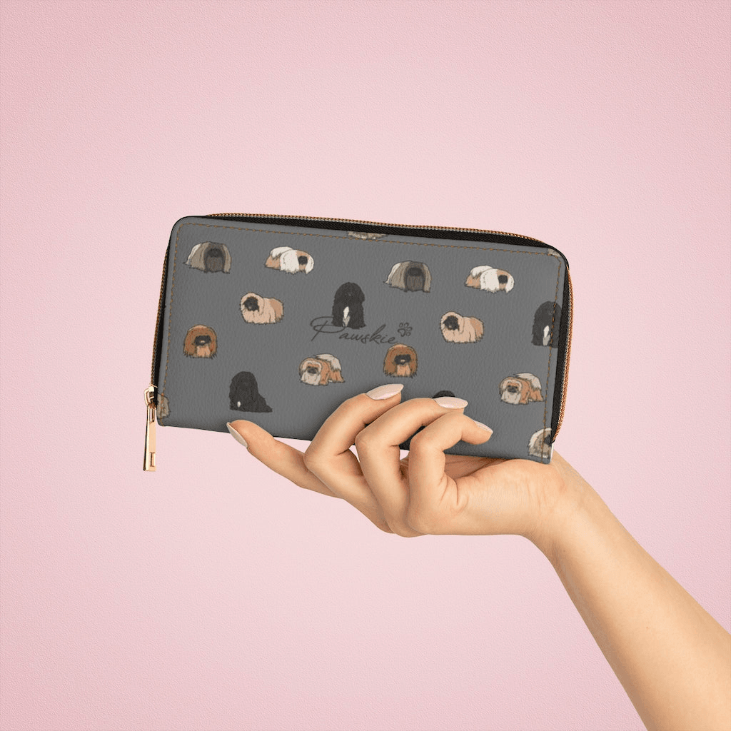 Pekingese - Zipper Wallet