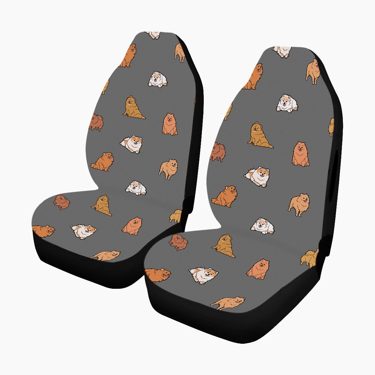 Pomeranian - Pair of Car Seat Covers