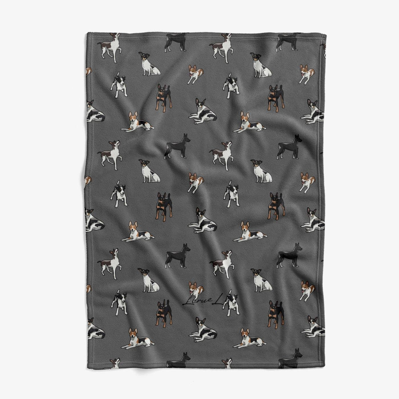 Rat Terrier - Comfy Fleece Blanket