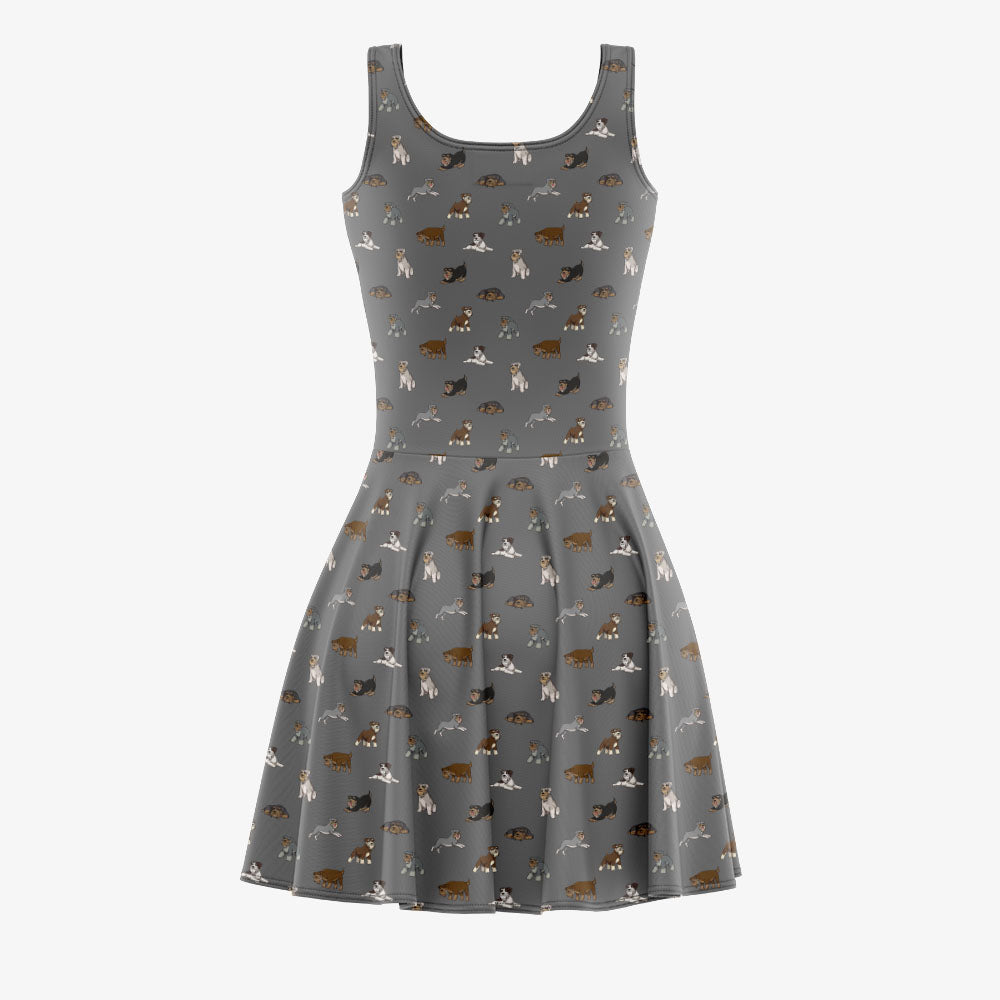 Schnauzer - Skater Dress