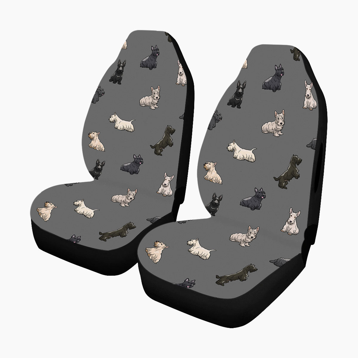 Scottish Terrier - Pair of Car Seat Covers