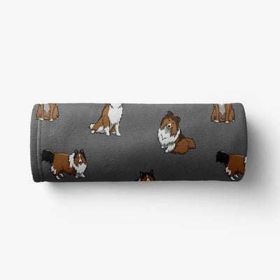 Shetland Sheep Dog - Comfy Fleece Blanket