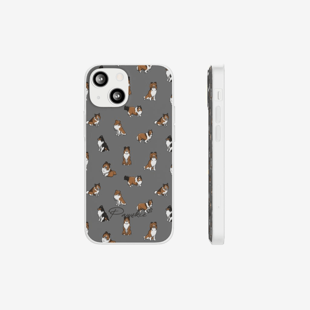 Shetland Sheep Dog - Flexi Phone Case