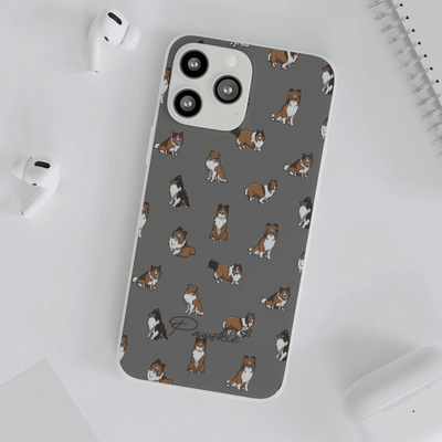 Shetland Sheep Dog - Flexi Phone Case