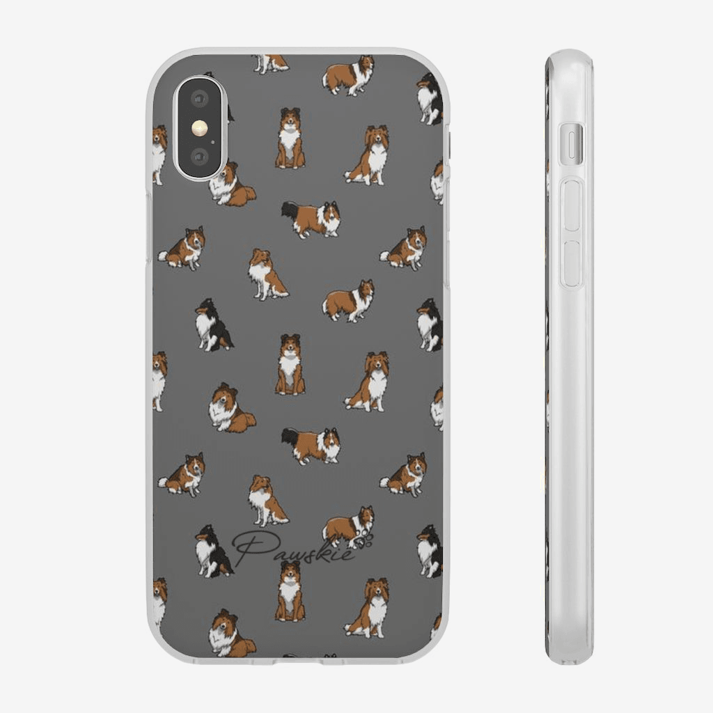 Shetland Sheep Dog - Flexi Phone Case