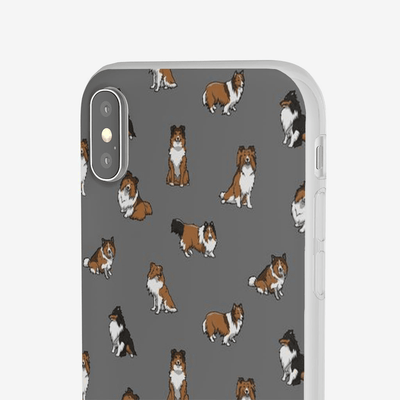 Shetland Sheep Dog - Flexi Phone Case