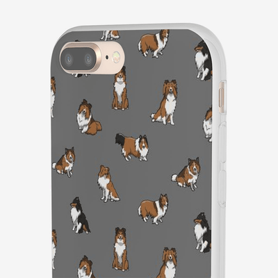 Shetland Sheep Dog - Flexi Phone Case