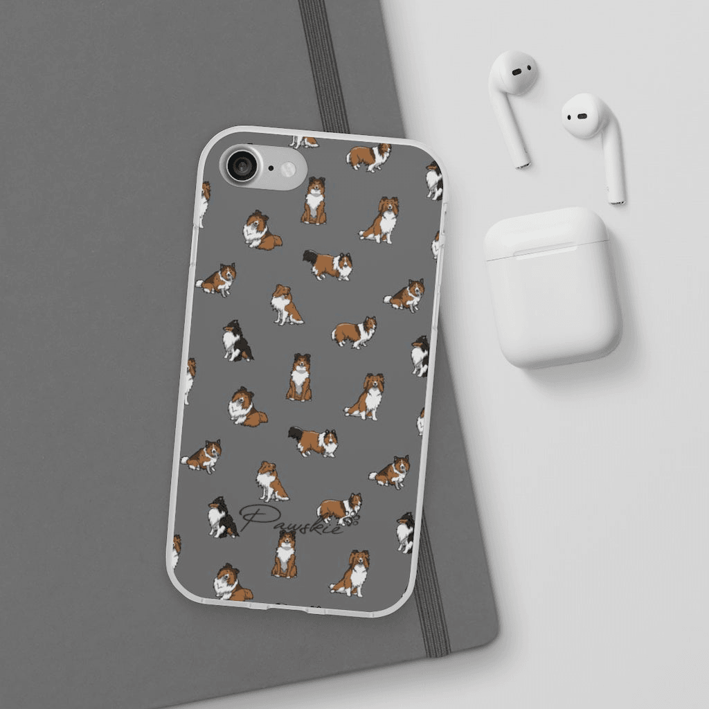 Shetland Sheep Dog - Flexi Phone Case