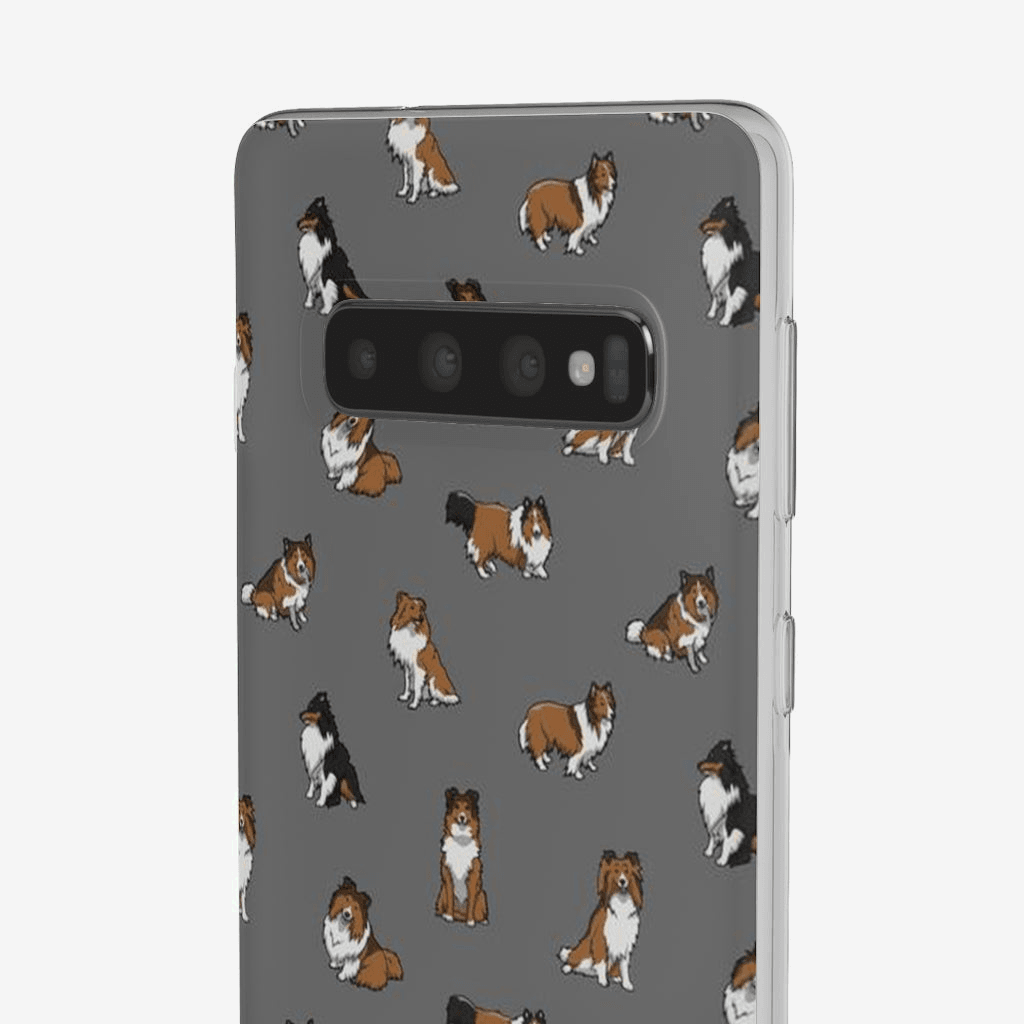 Shetland Sheep Dog - Flexi Phone Case