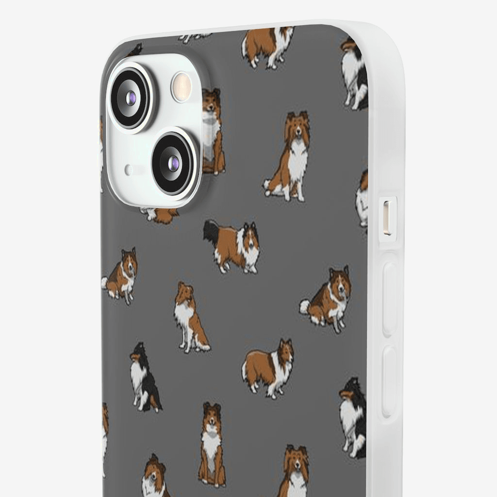 Shetland Sheep Dog - Flexi Phone Case