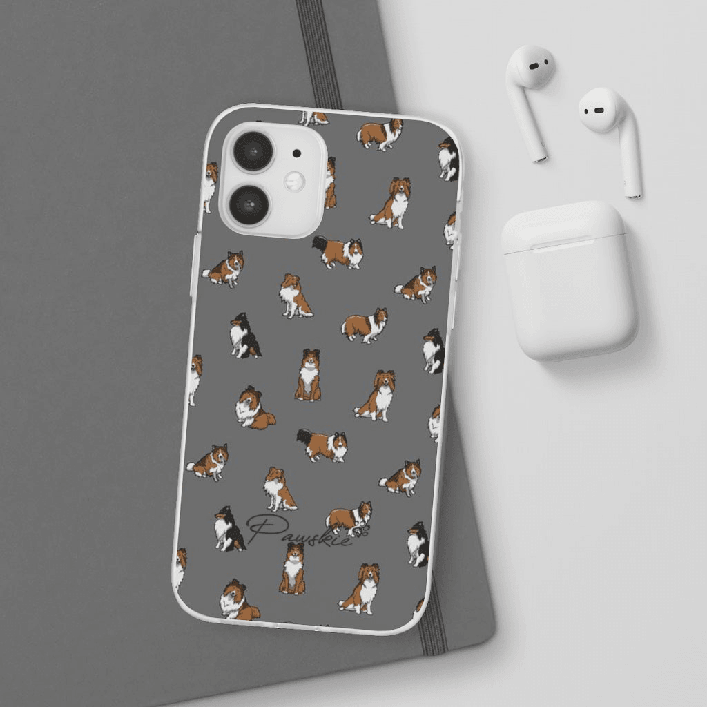 Shetland Sheep Dog - Flexi Phone Case