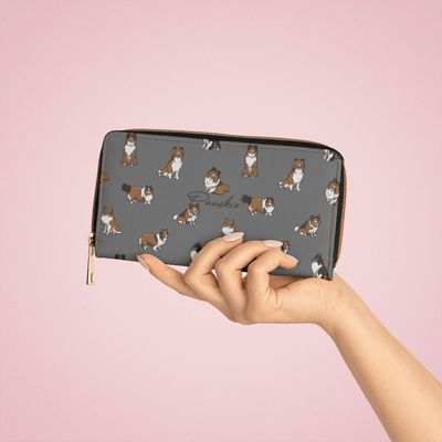 Shetland Sheep Dog - Zipper Wallet