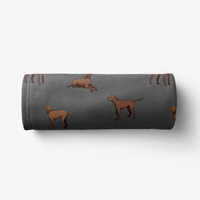 Vizslas - Comfy Fleece Blanket
