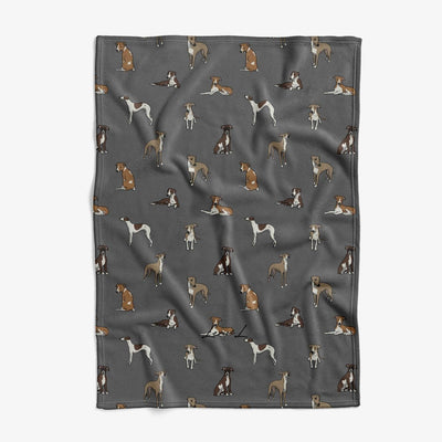 Whippet - Comfy Fleece Blanket